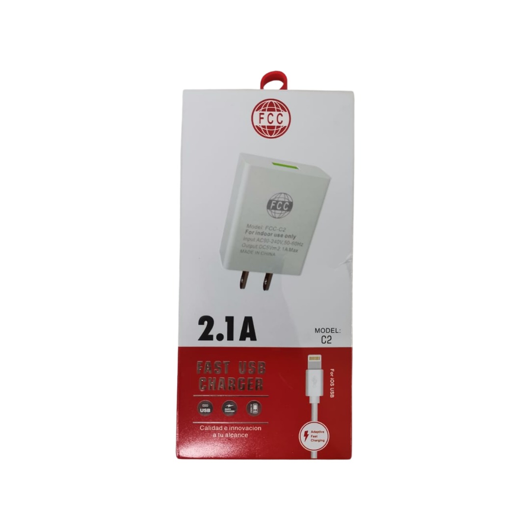 Cargador iPhone FCC C2