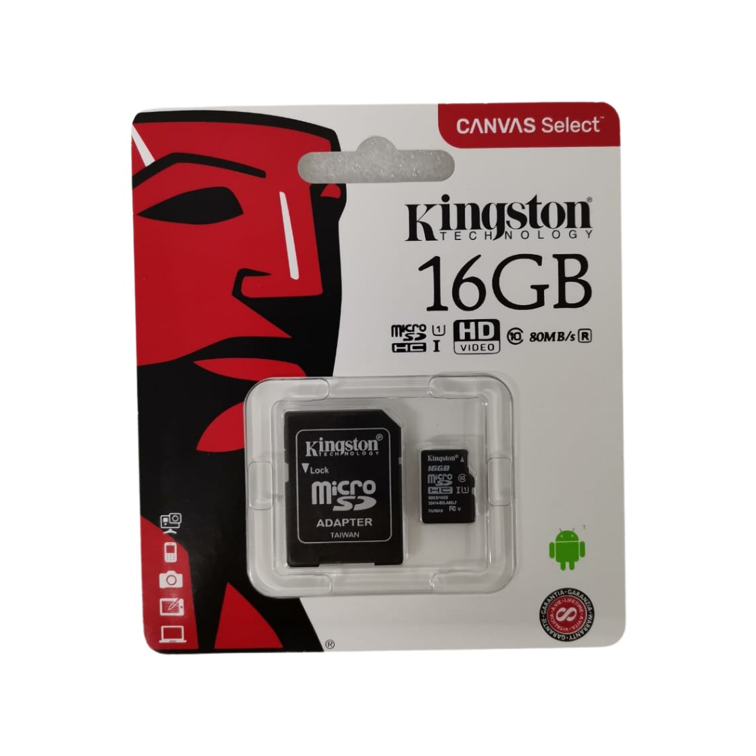 Memoria micro SD Kingston 16GB