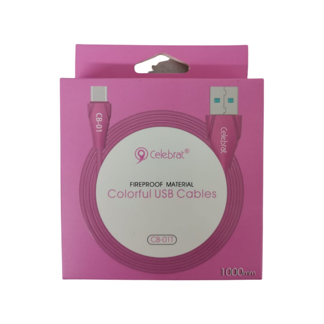 Cable USB Tipo-C Celebrat CB-01T