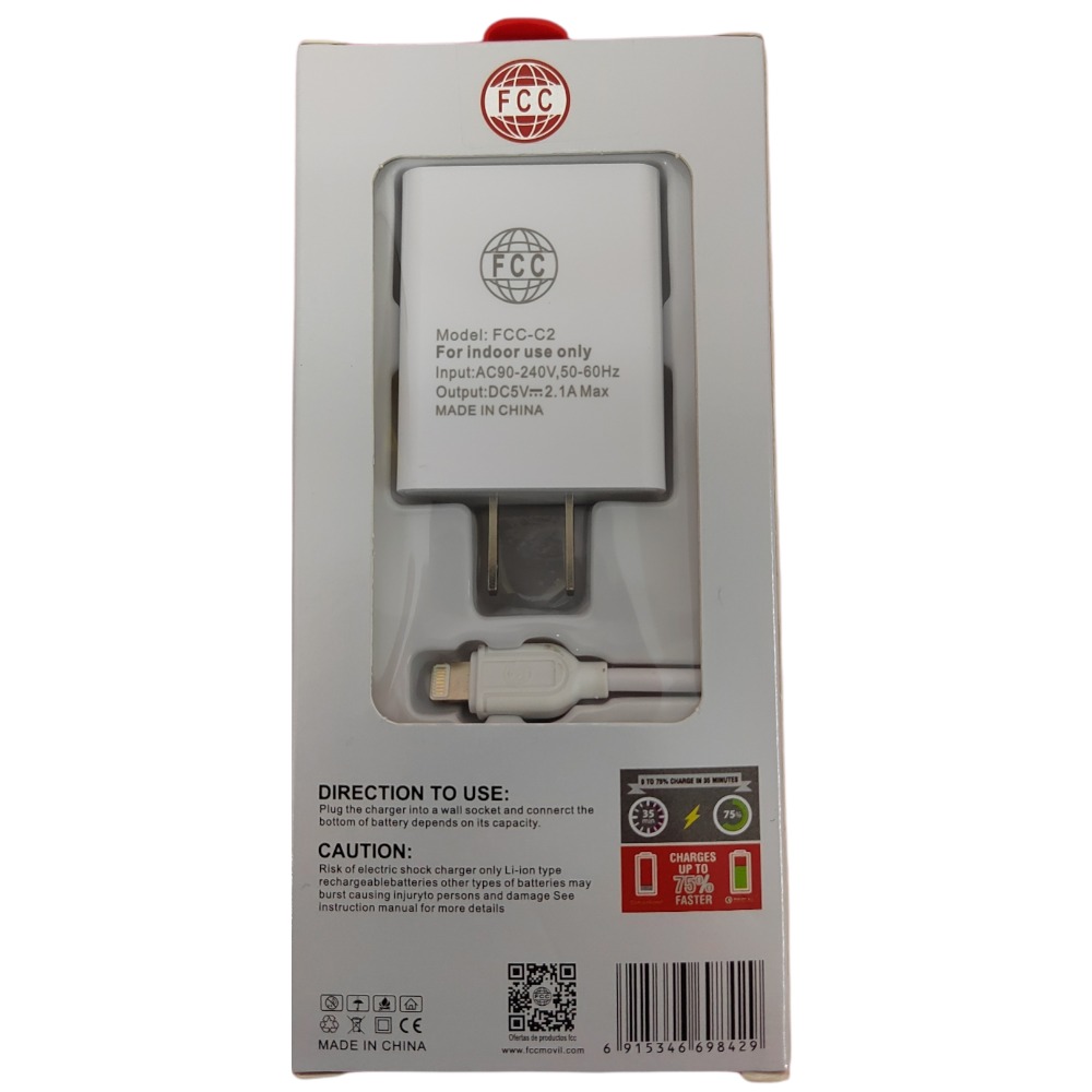 Cargador iPhone FCC-C2