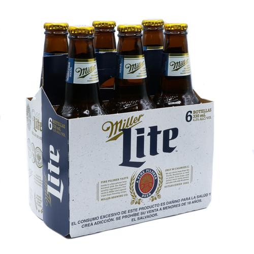MILLER LITE BOTELLA 24UND 11OZ