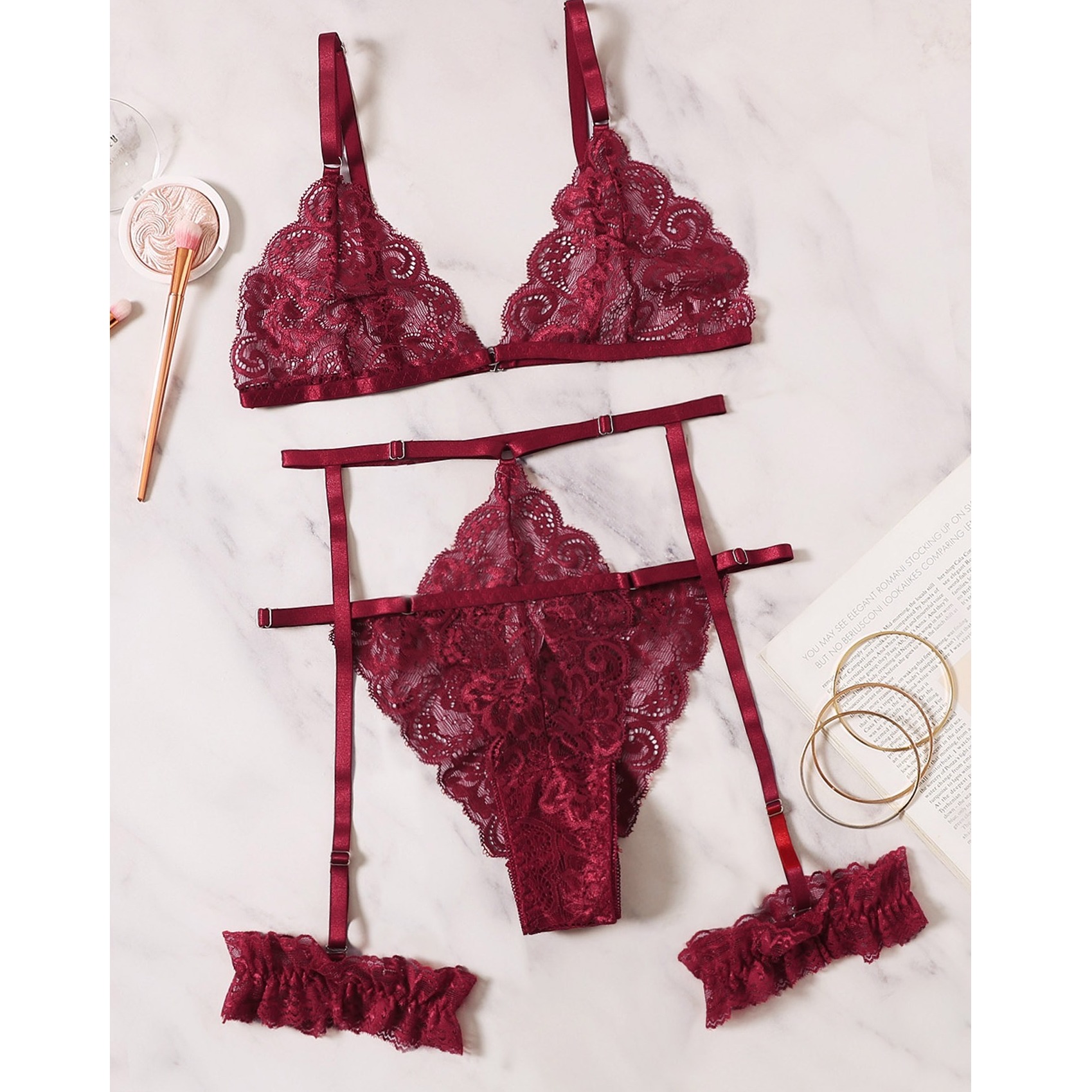Scalloped Lingerie Set
