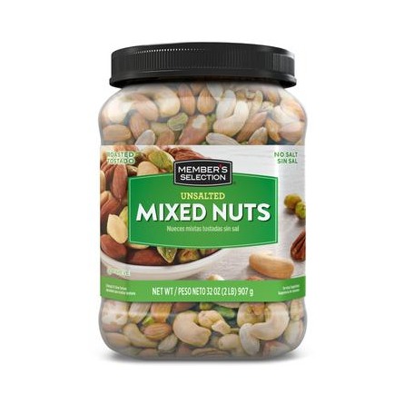 Mix de nueces sin sal 32OZ