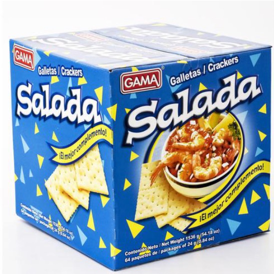 Gama galleta salada 64 uni 24g