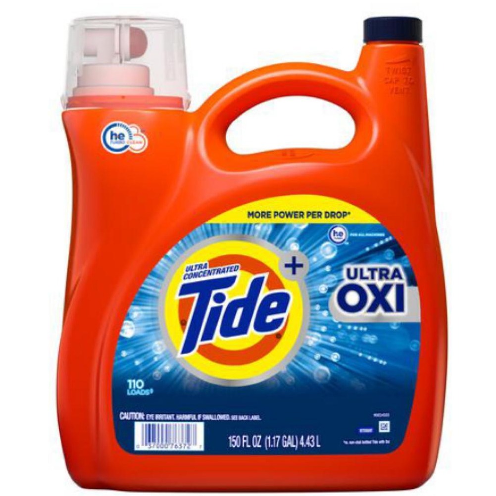 Detergente líquido para ropa Tide Oxi 4.4 L
