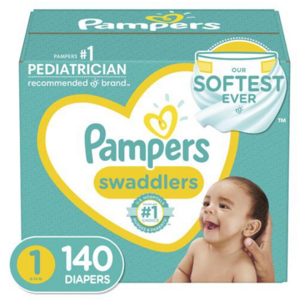 Pañales Swaddlers tall 1 / 140 Uni