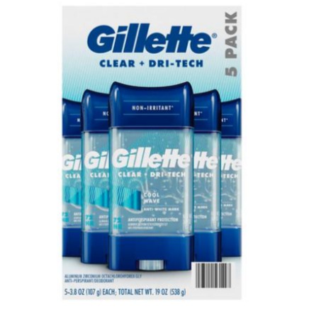 Desorodante Gillete cler gel 5 UNI / 3.8 oz