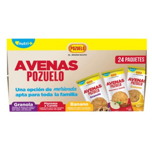 Galletas de avena Pozuelo 24 UNI 
