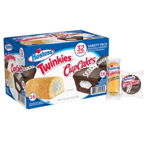 Twinkies y Cupcakes Hostess 32 UNI 