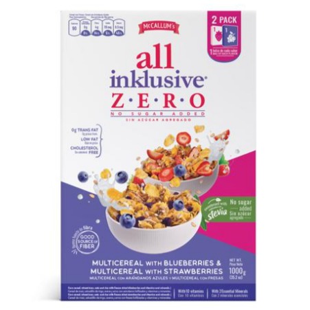 Cereal con arándanos y fresas All Inklusive surtido 2 UNI / 500 grs