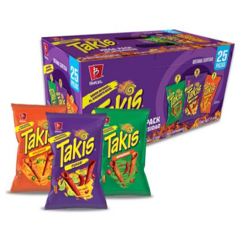Takis mega pack surtido 25 UNI 56 grs