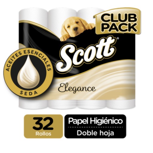 Papel higiénico Scott Elegance 32 UNI