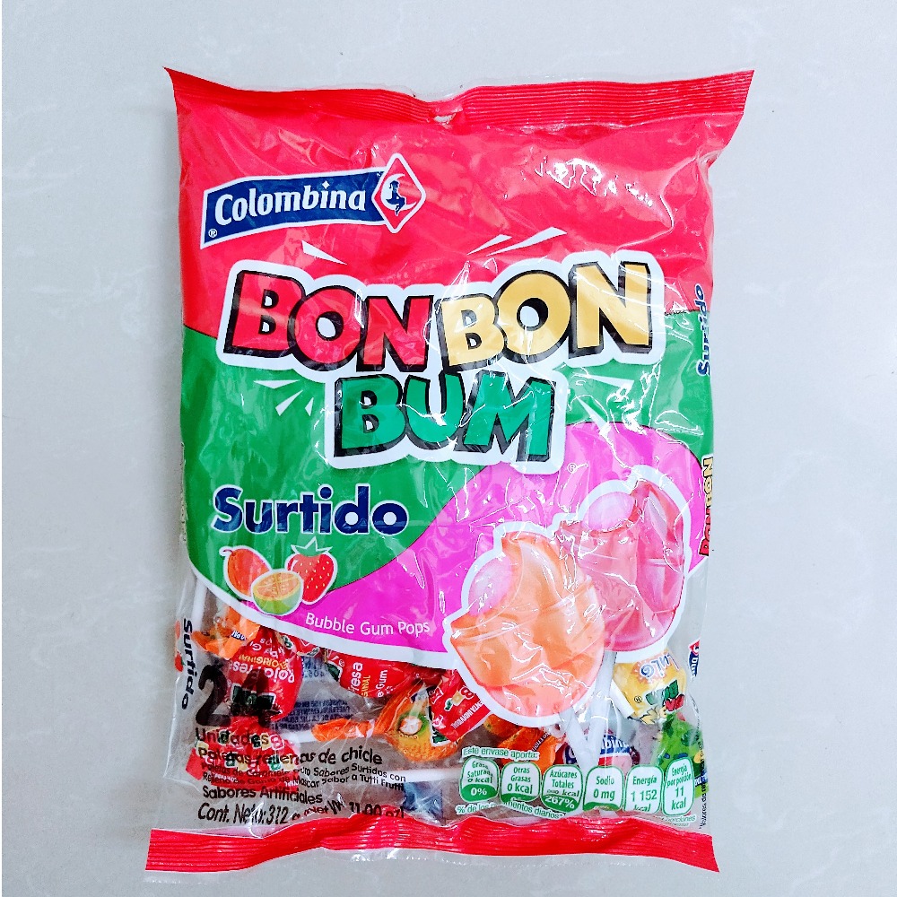 Bombón Surtido BonBonBum Colombina 24 UNI 