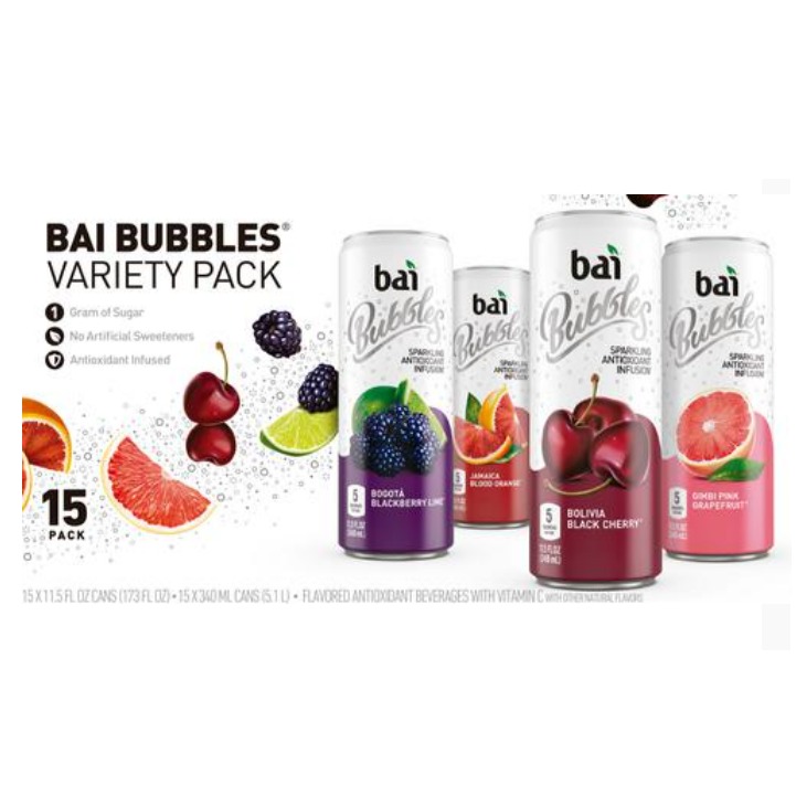 Bai Bubbles Variedad 15 UNI / 11.5 Oz