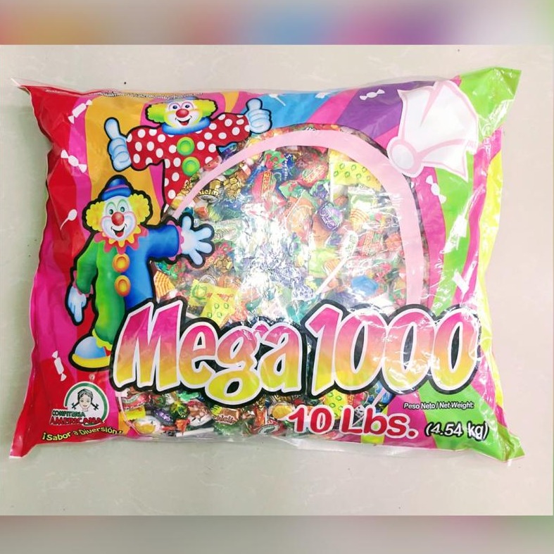 Confite mixto piñatero Mega 1000 10 Lbrs
