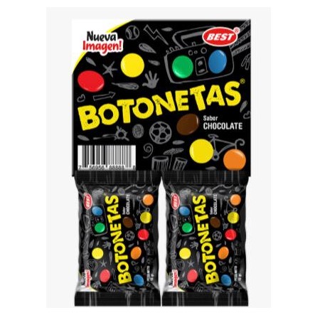 Botonetas con chocolate 24 UNI 