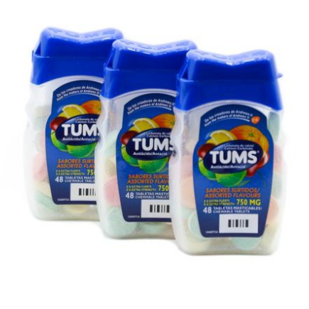 Tums EX Antiácidos 144 UNI 