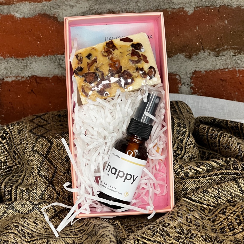 Estuche Happy Mist y Jabón Rosa 
