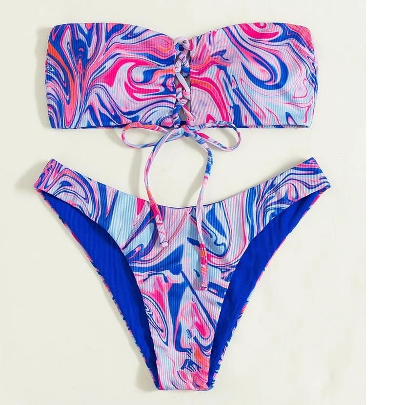 Marble Bikini Swimsuit