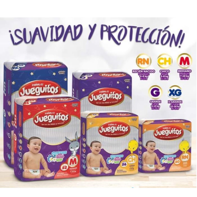 Pañales Jueguitos 