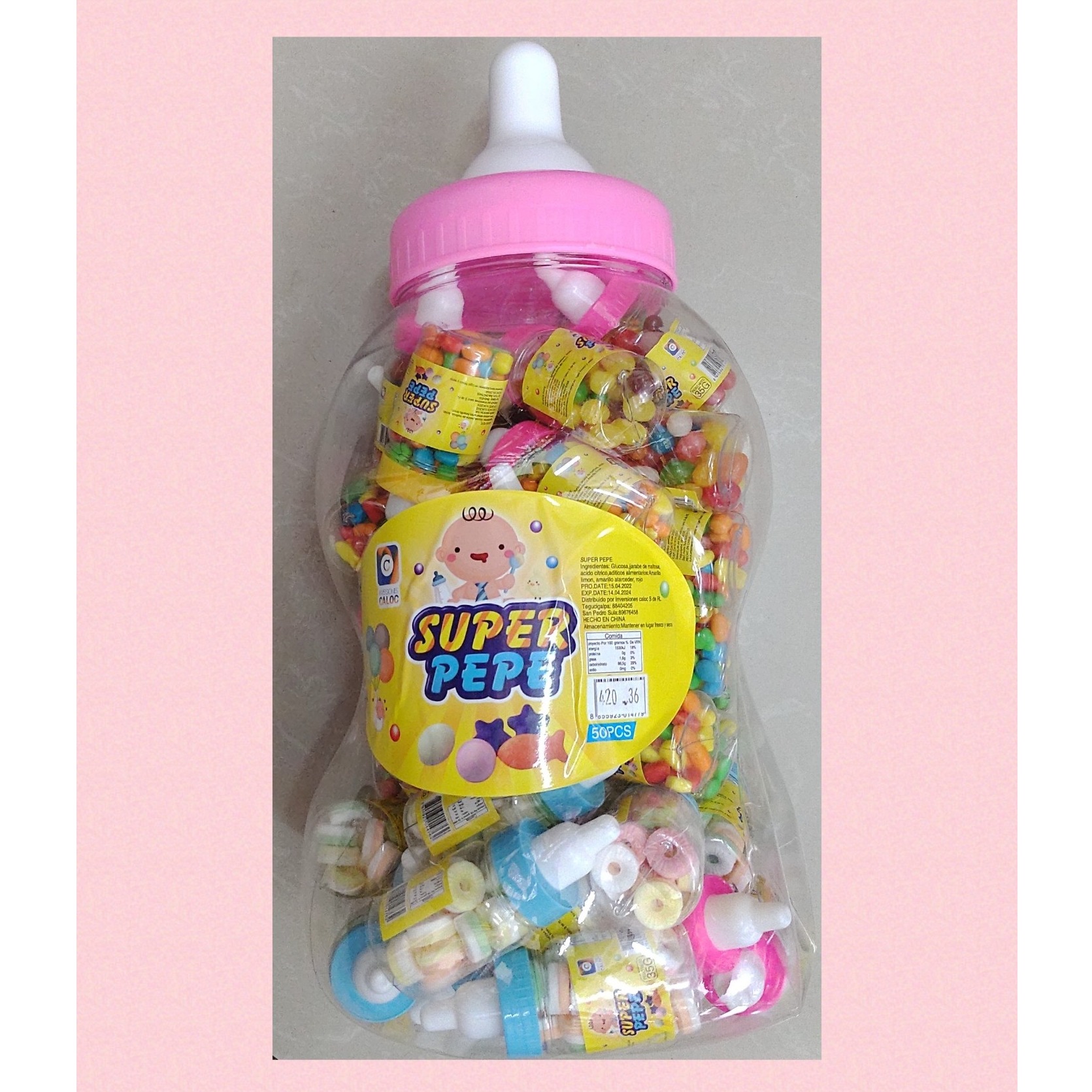 Confites mixtos Super Pepe 50 UNI 