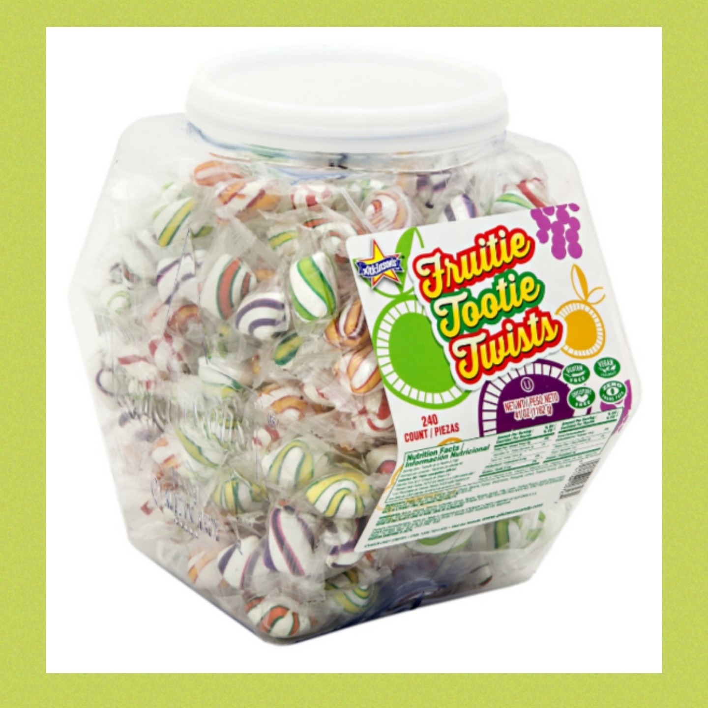 Dulce Fruitie Tootie Twist 240 UNI 