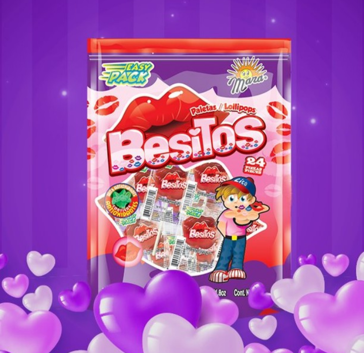 PALETAS BESITOS 24 UNI 