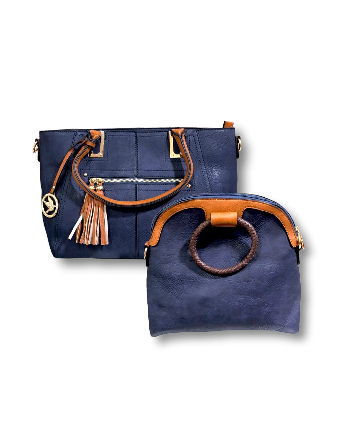JUEGO DE CARTERA DE DAMA - SOFIA AZUL