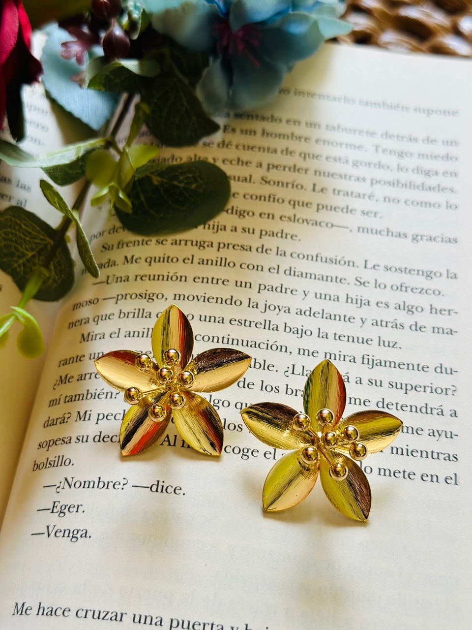 Pendientes de Flor