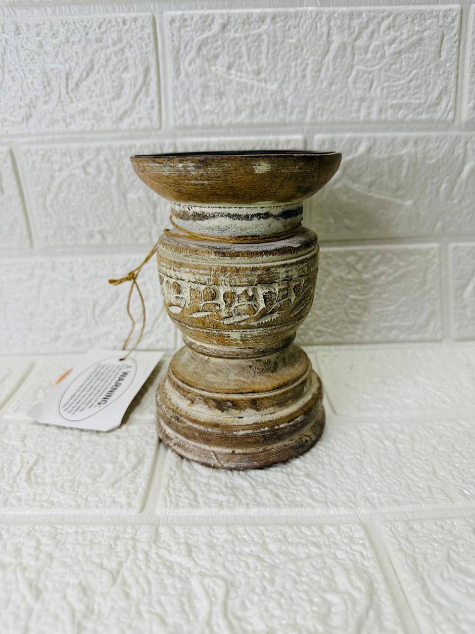 CANDELABRO DE MADERA