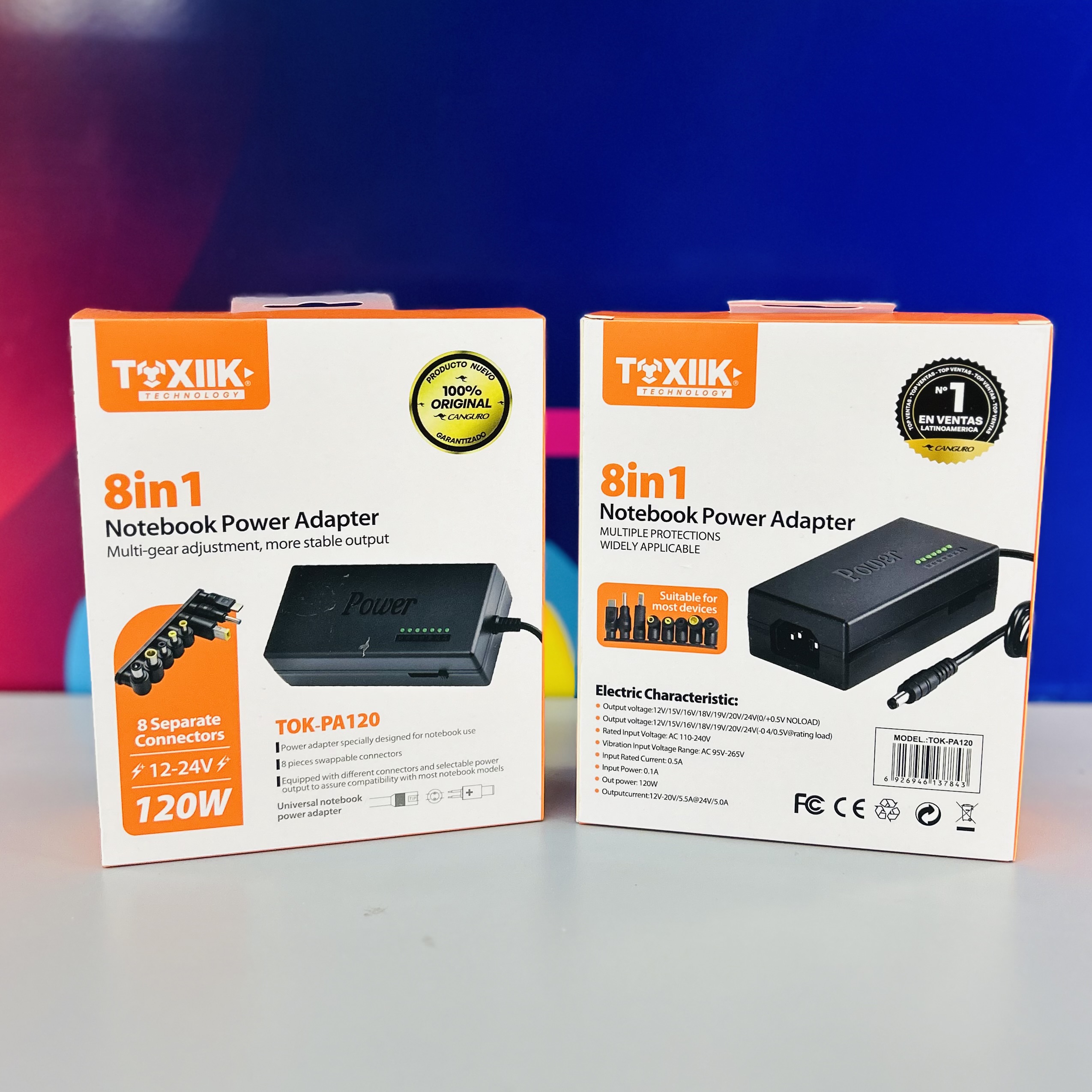 CARGADOR UNIVERSAL TOXIIK