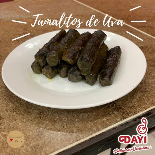 TAMALITOS DE HOJA DE UVA