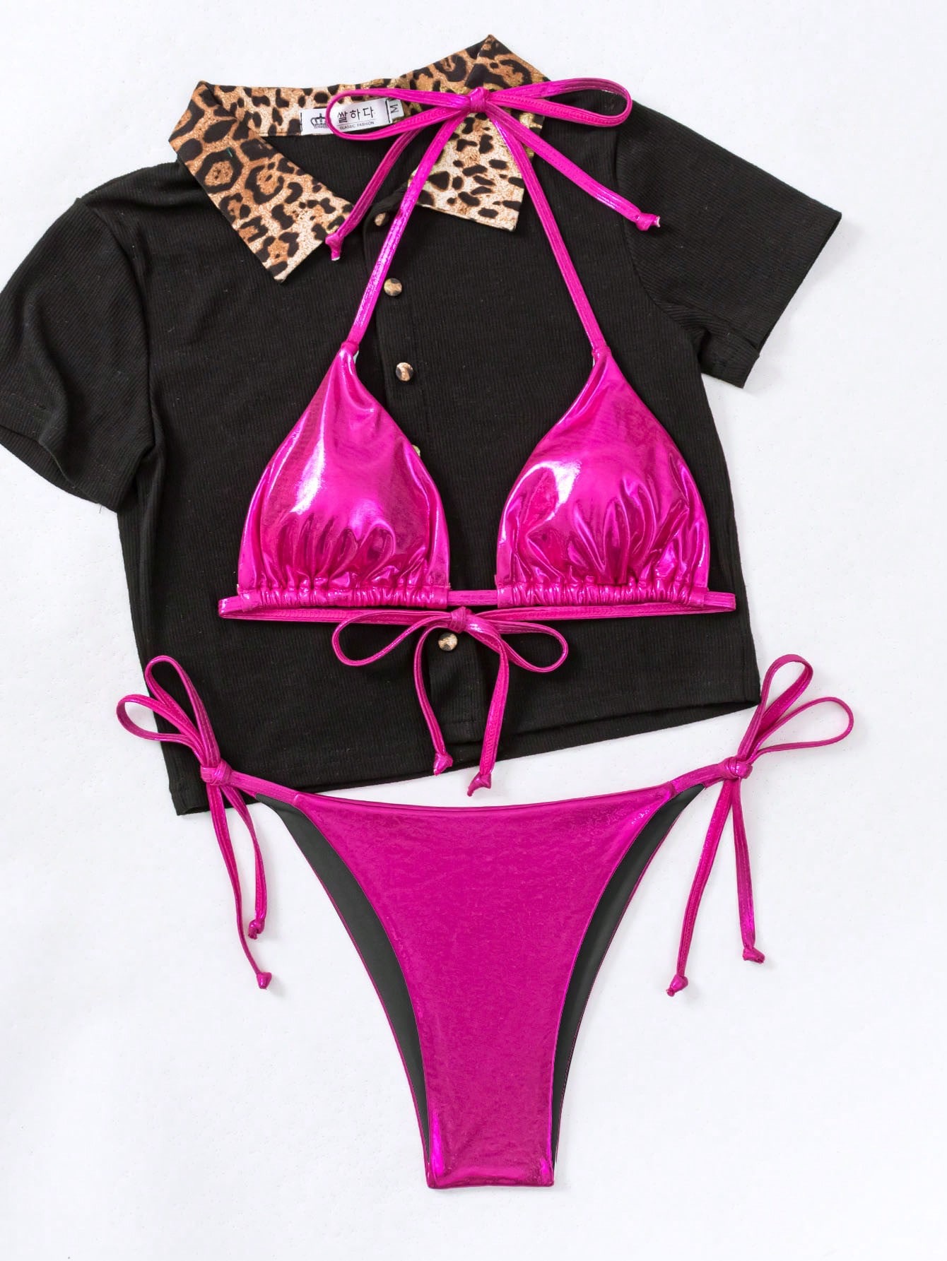 METALLIC SWIMSUIT