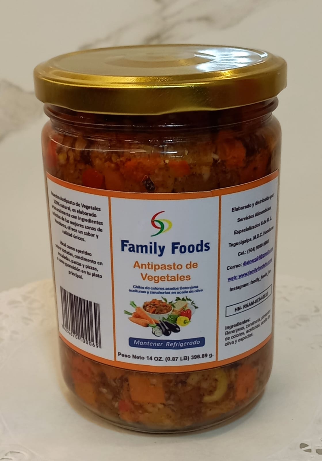 ANTIPASTO DE VEGETALES