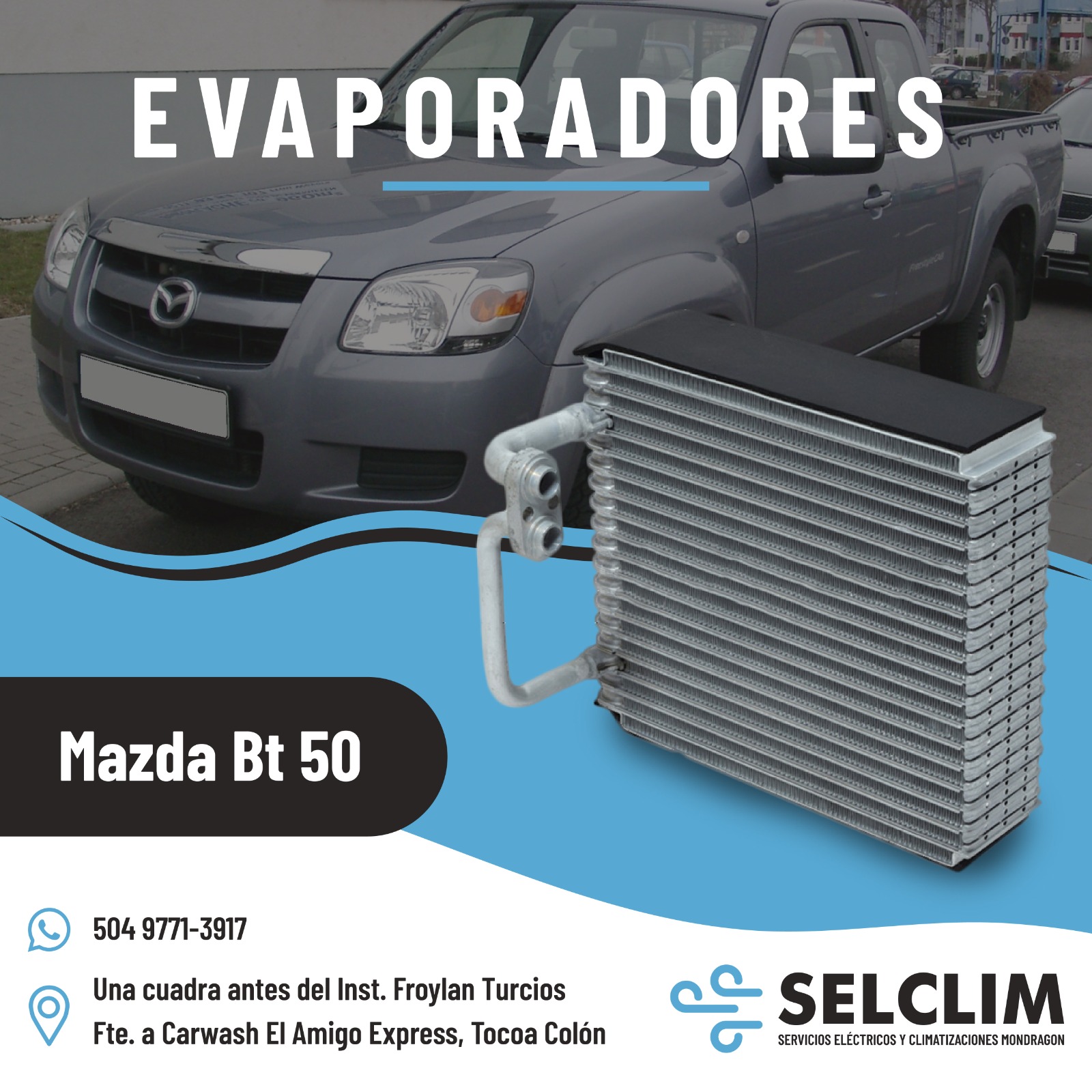 EVAPORADOR MAZDA BT-50