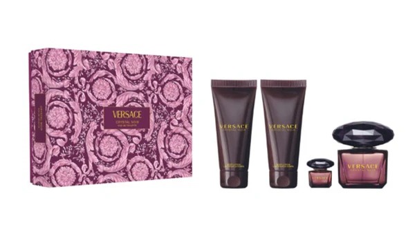 SET VERSACE CRYSTAL NOIR