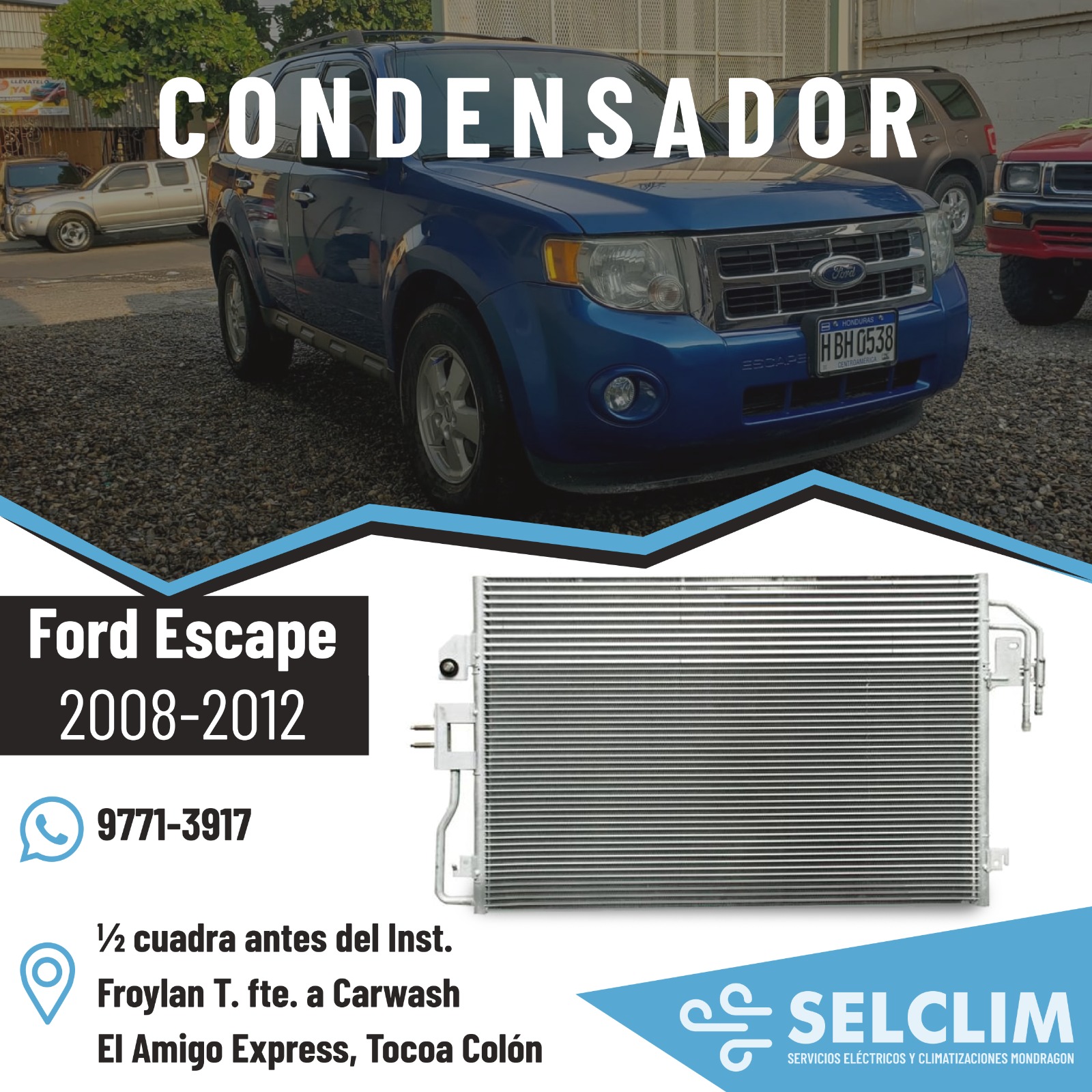 CONDESADOR FORD ESCAPE