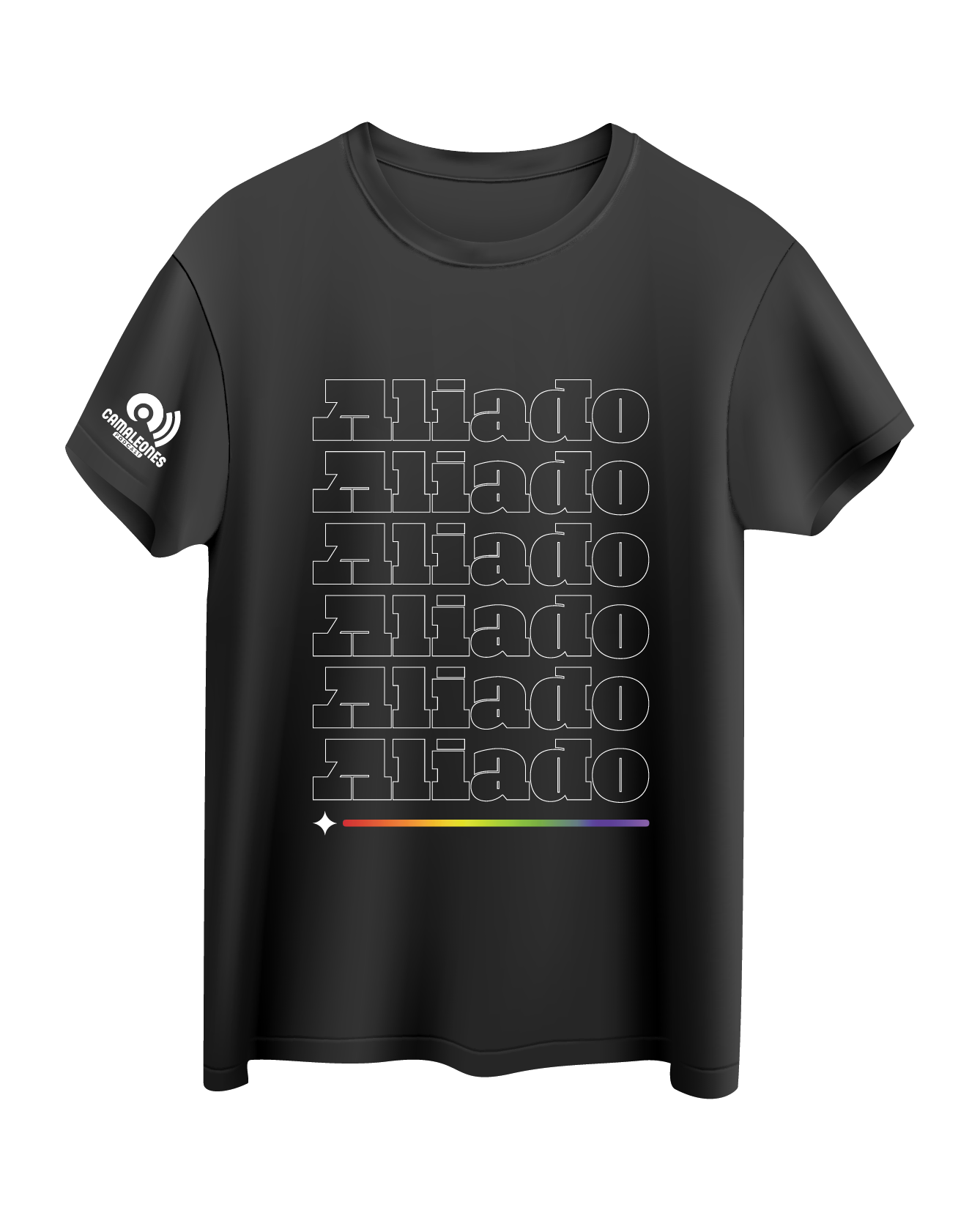   CAMISETA ALIADOS - COLOR NEGRO