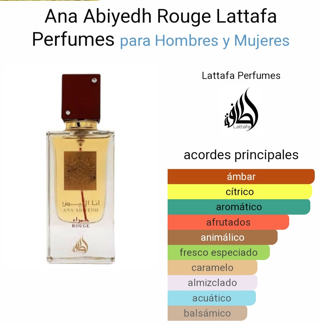 LATTAFA ANA ABIYEDH ROUGE EDP 60ML